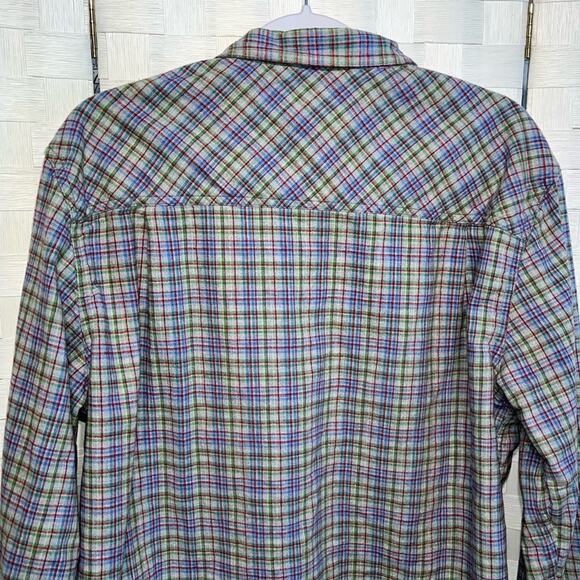 Toad & Co Flannagan Long Sleeve Plaid Button Down Shirt Mens Size XL Flannel - Picture 4 of 10